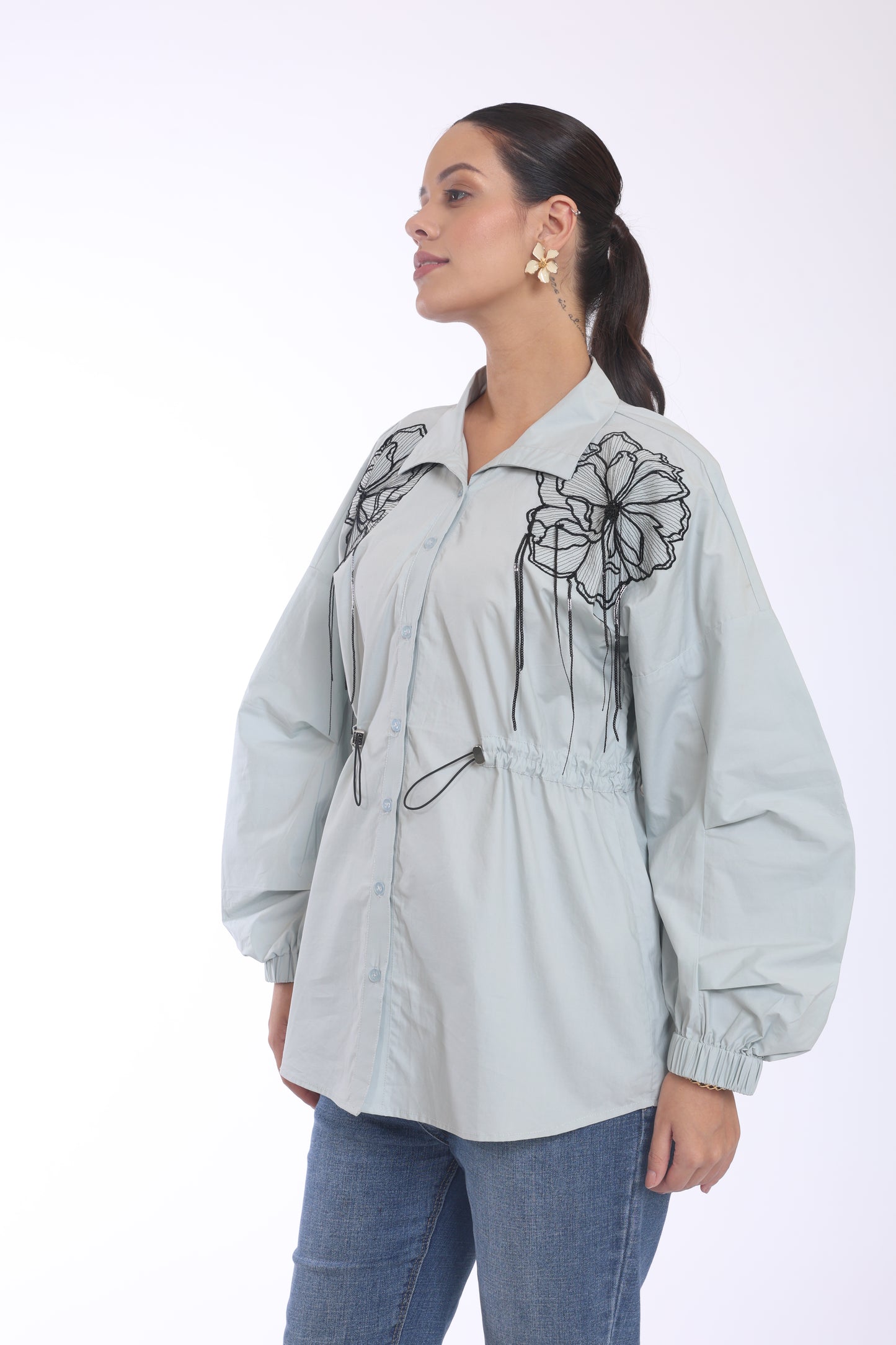 DROP SHIRT MINT Green