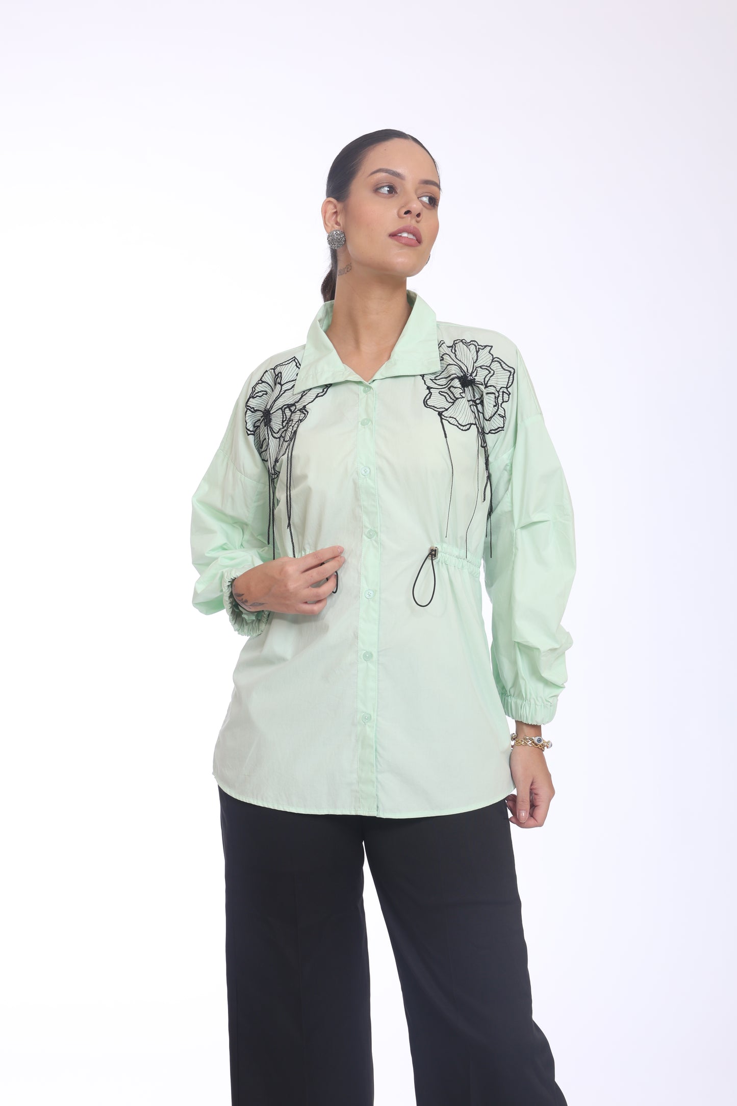 DROP SHIRT MINT Green
