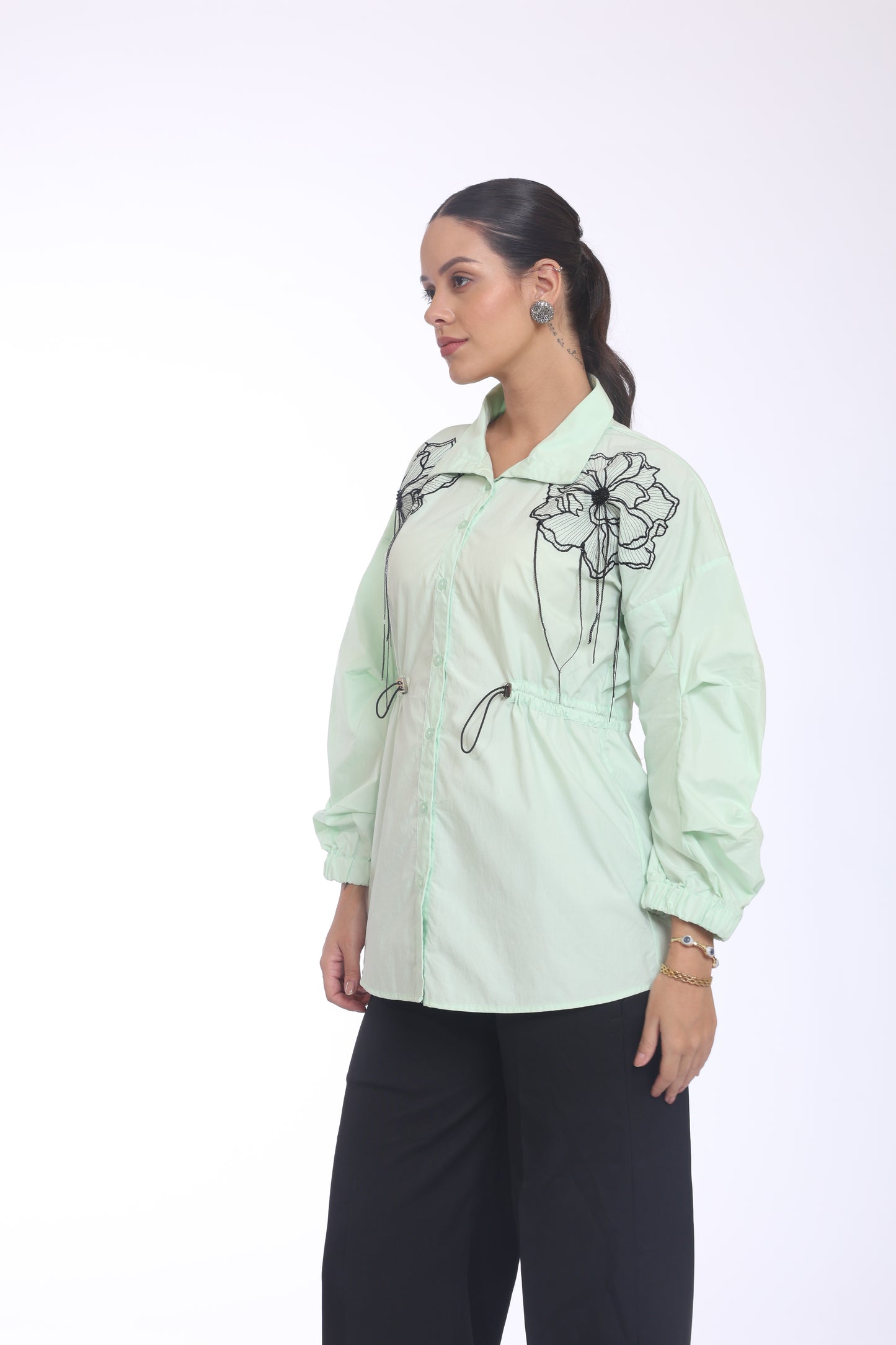 DROP SHIRT MINT Green