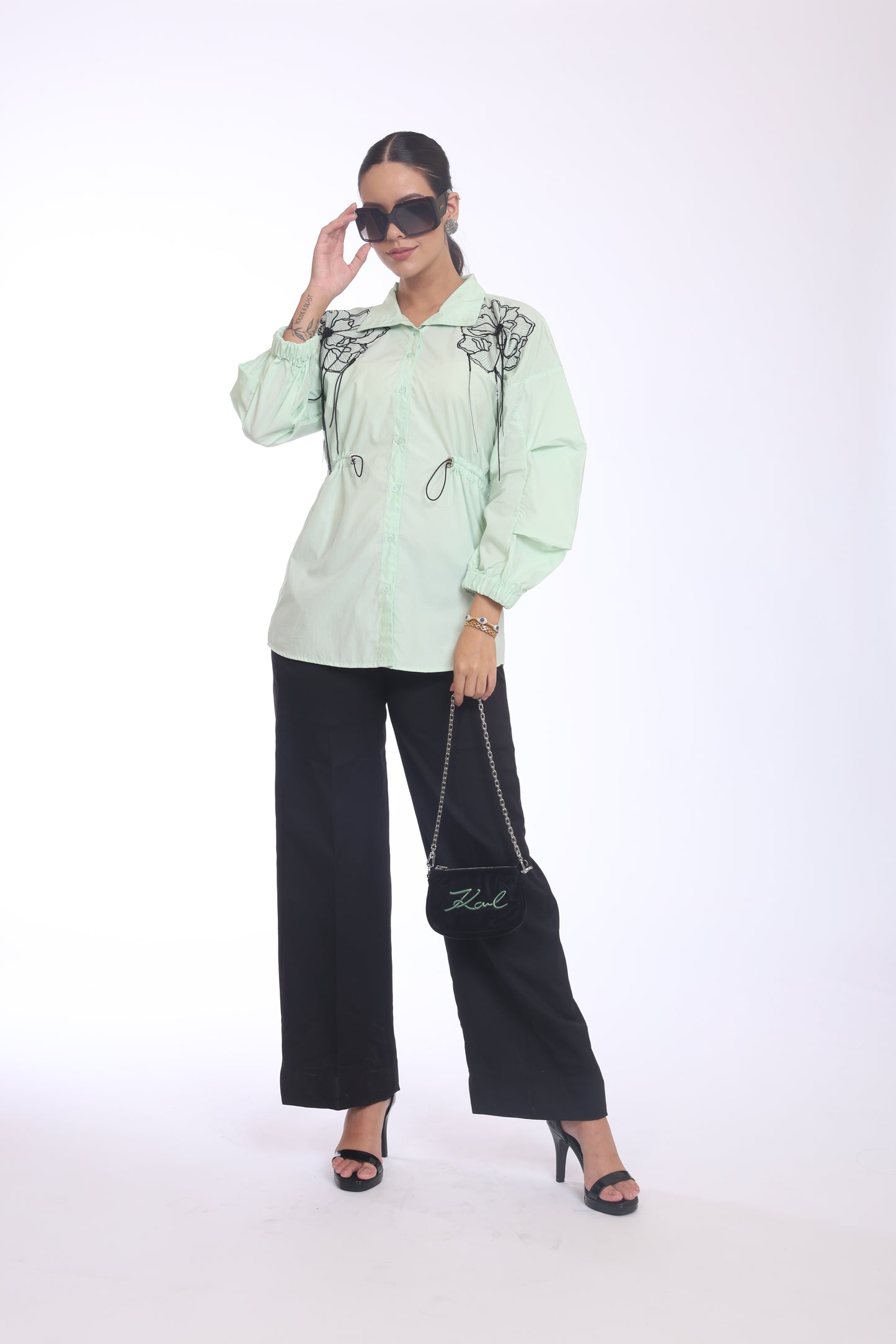 DROP SHIRT MINT Green