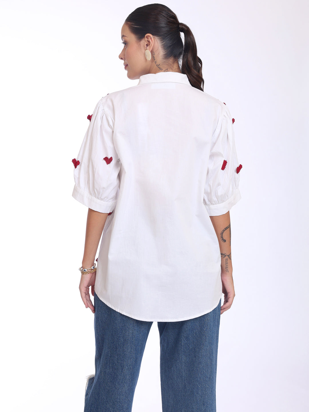 3D HEART SHIRT COTTON