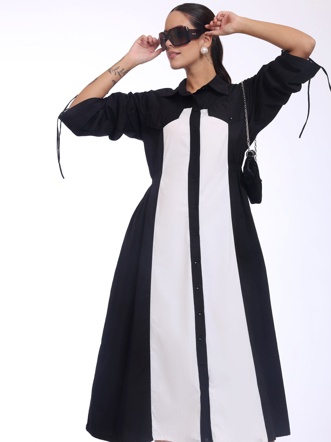 MONOCHROME DRESS
