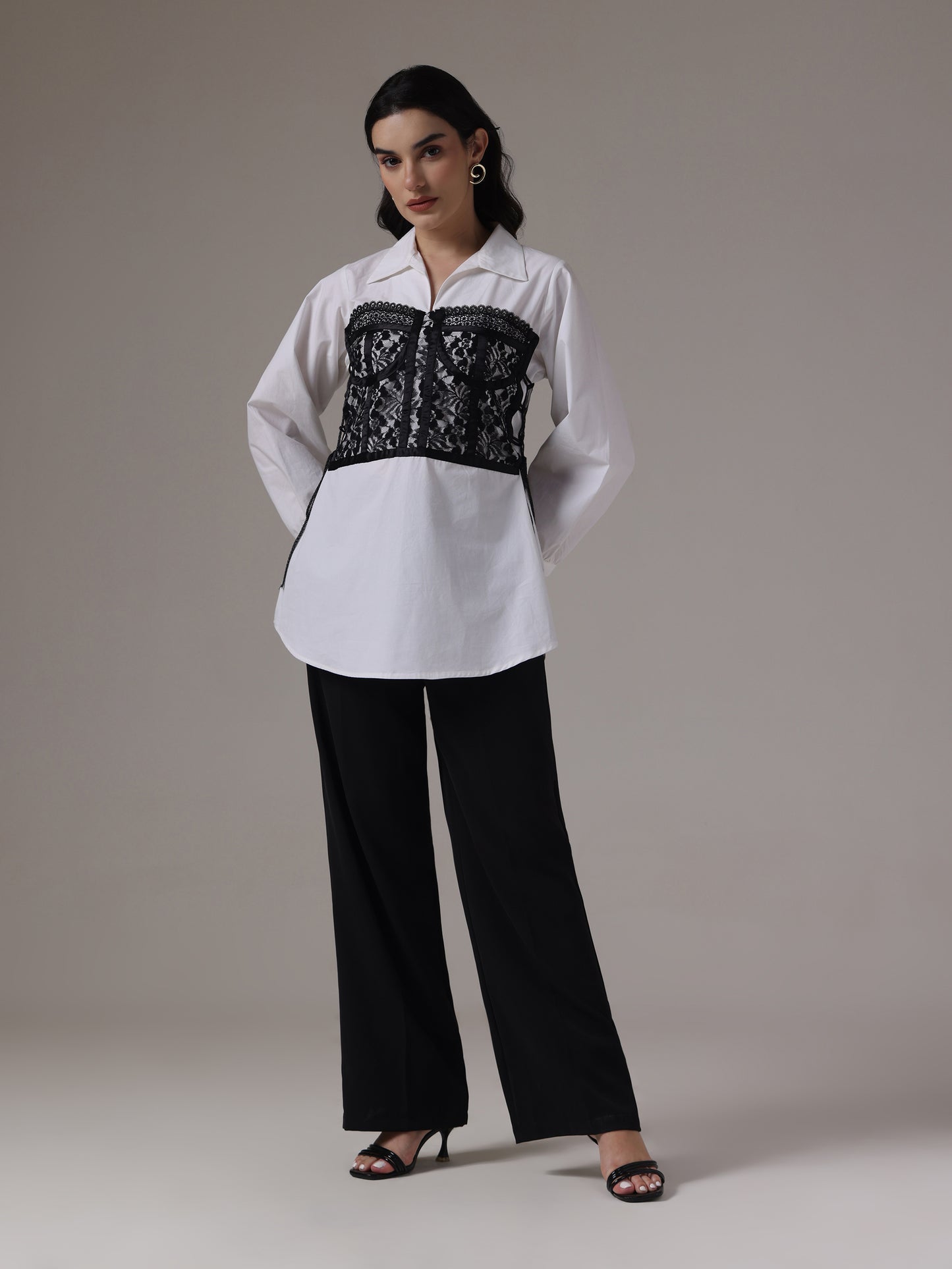 Attached Corset shirt