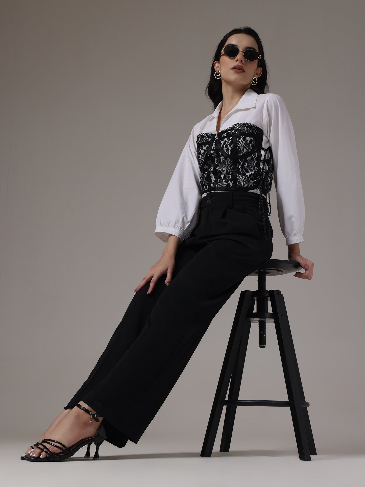 Attached Corset shirt