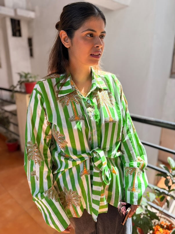 Tropical Stripes Shirt