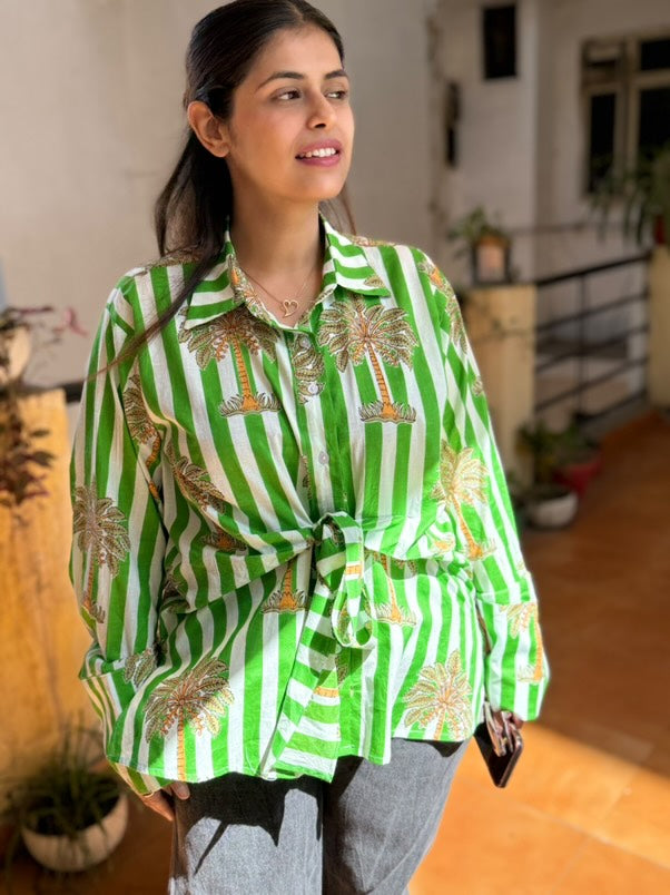 Tropical Stripes Shirt