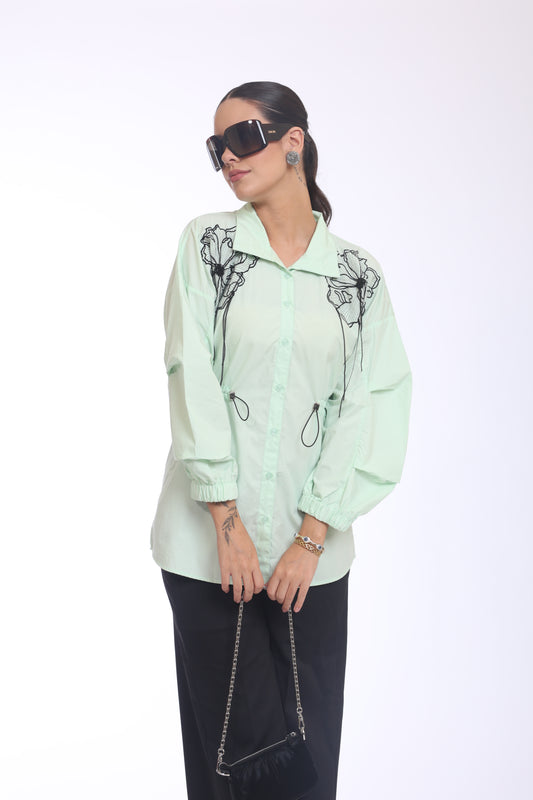 DROP SHIRT MINT Green
