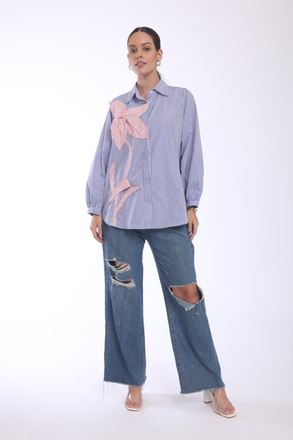 SCULPTRD FLOWER SHIRT