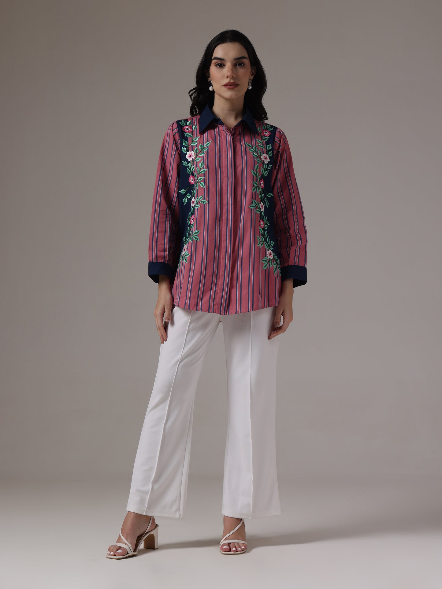 EMBROIDERD STRIPES  PANELLED