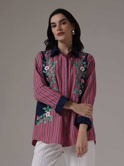 EMBROIDERD STRIPES  PANELLED