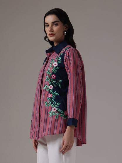 EMBROIDERD STRIPES  PANELLED
