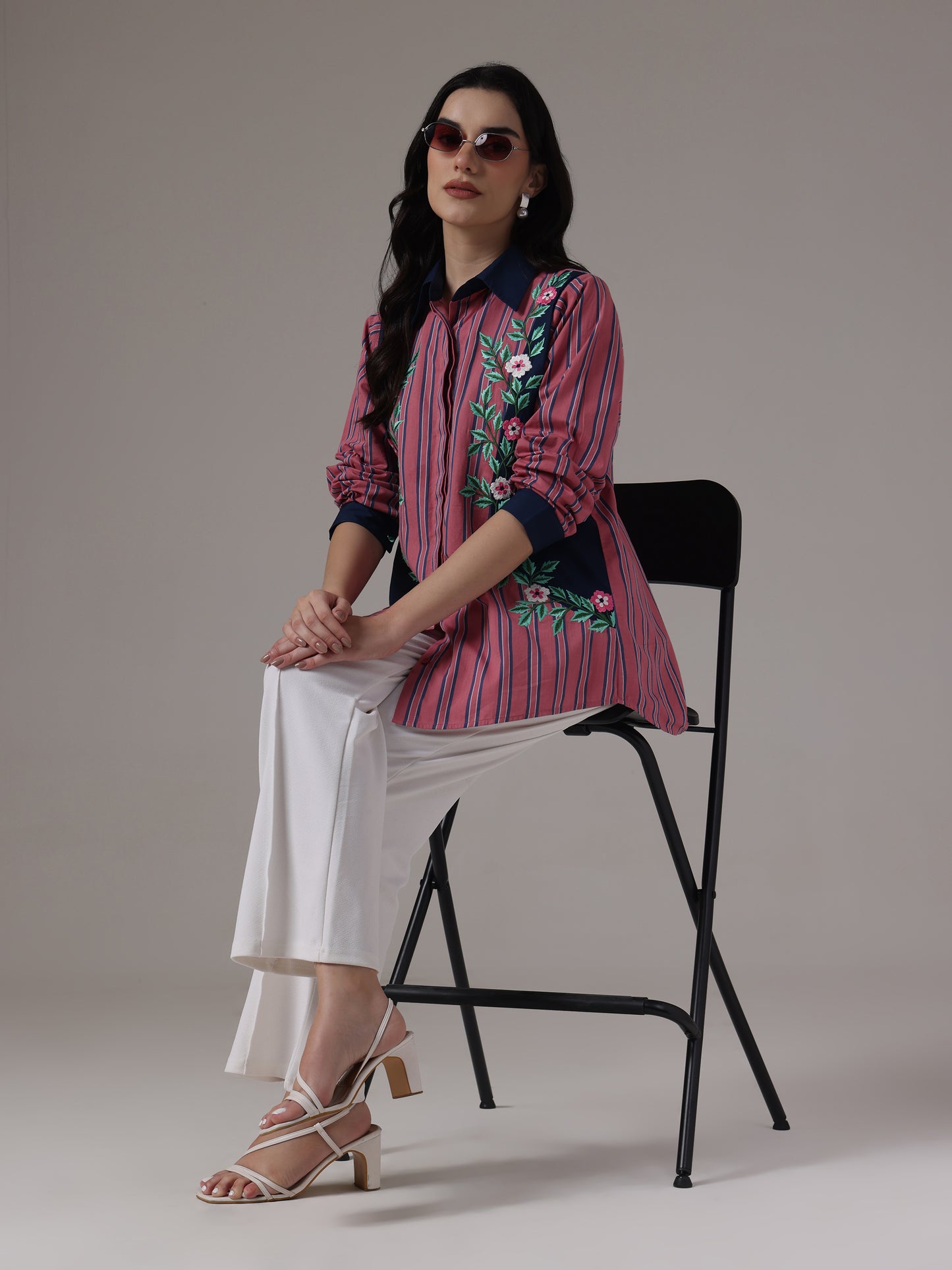 EMBROIDERD STRIPES  PANELLED