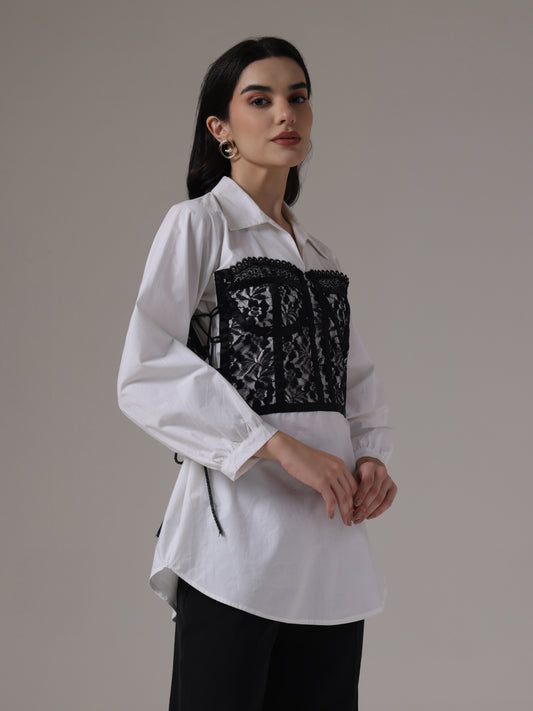 Attached Corset shirt