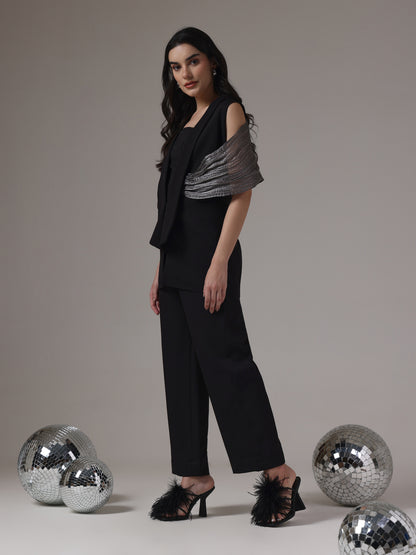 HAND PLEATED BLAZER