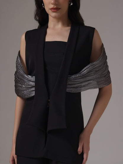 HAND PLEATED BLAZER