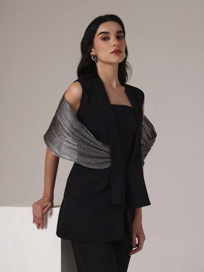 HAND PLEATED BLAZER