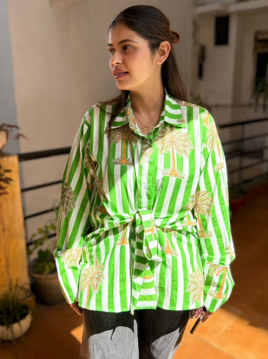 Tropical Stripes Shirt