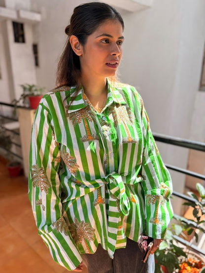 Tropical Stripes Shirt