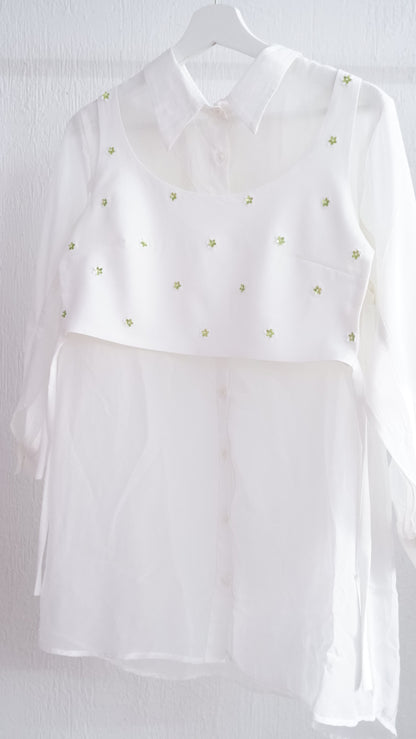 BLOSSOM BIB SHIRT