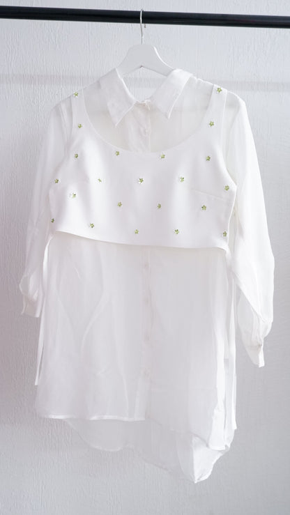 BLOSSOM BIB SHIRT