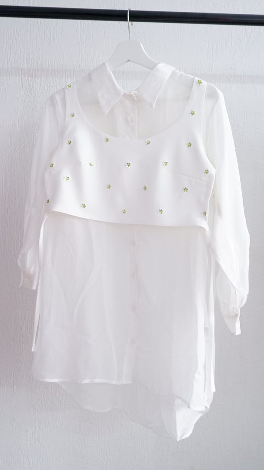 BLOSSOM BIB SHIRT