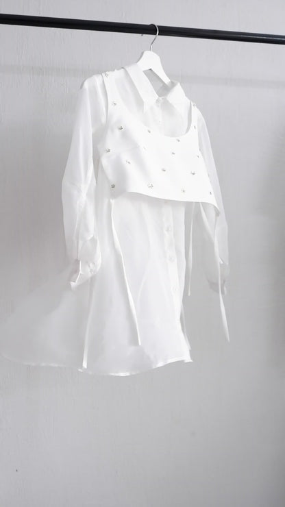 BLOSSOM BIB SHIRT