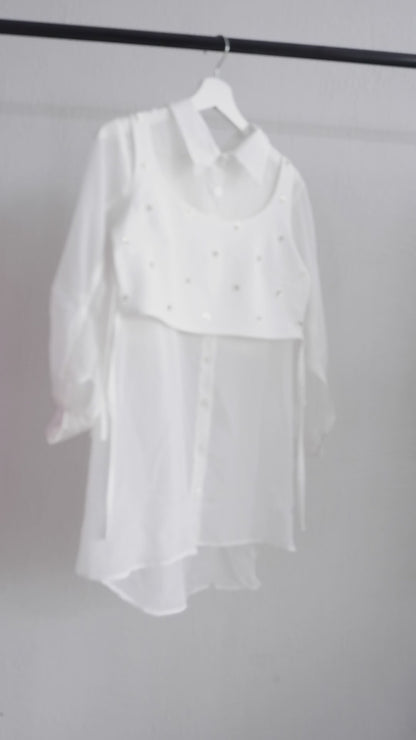 BLOSSOM BIB SHIRT